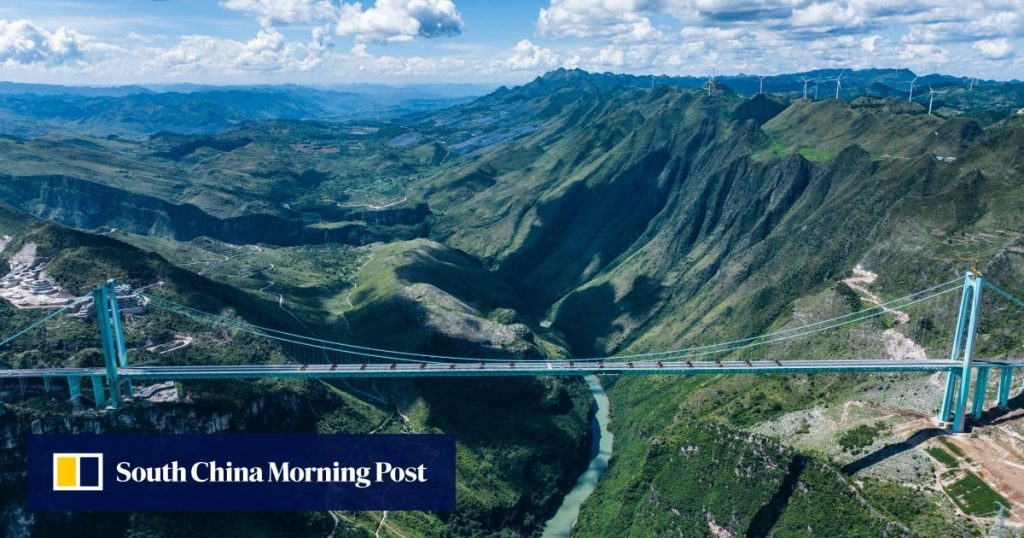 World’s highest bridge to open to traffic in China’s mountainous southwest