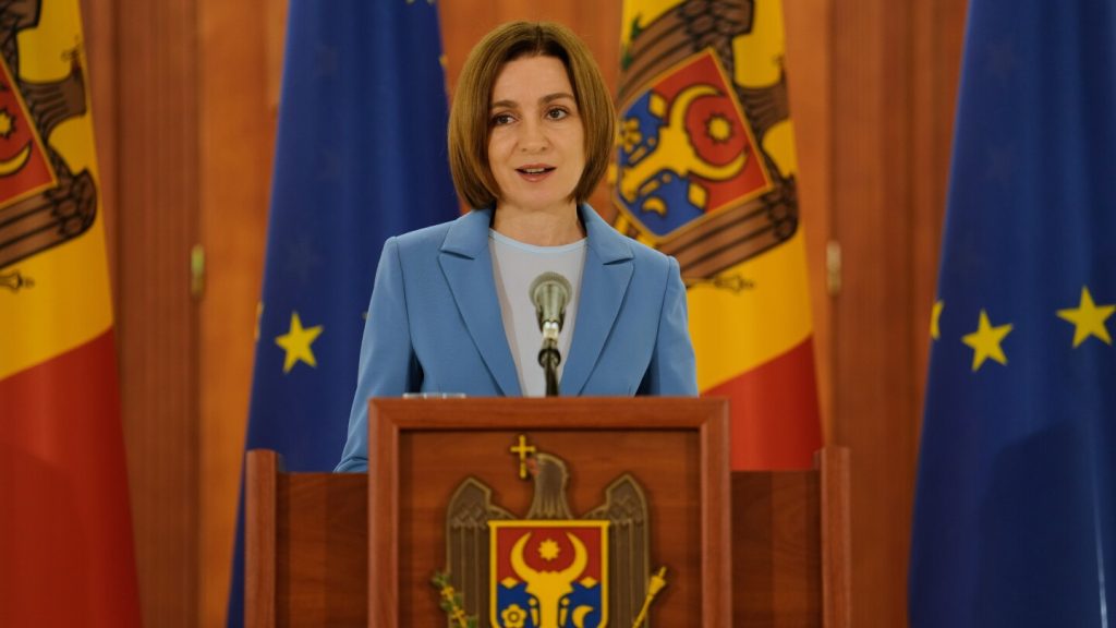 Moldova’s President Maia Sandu celebrates decisive victory after the party she founded wins election