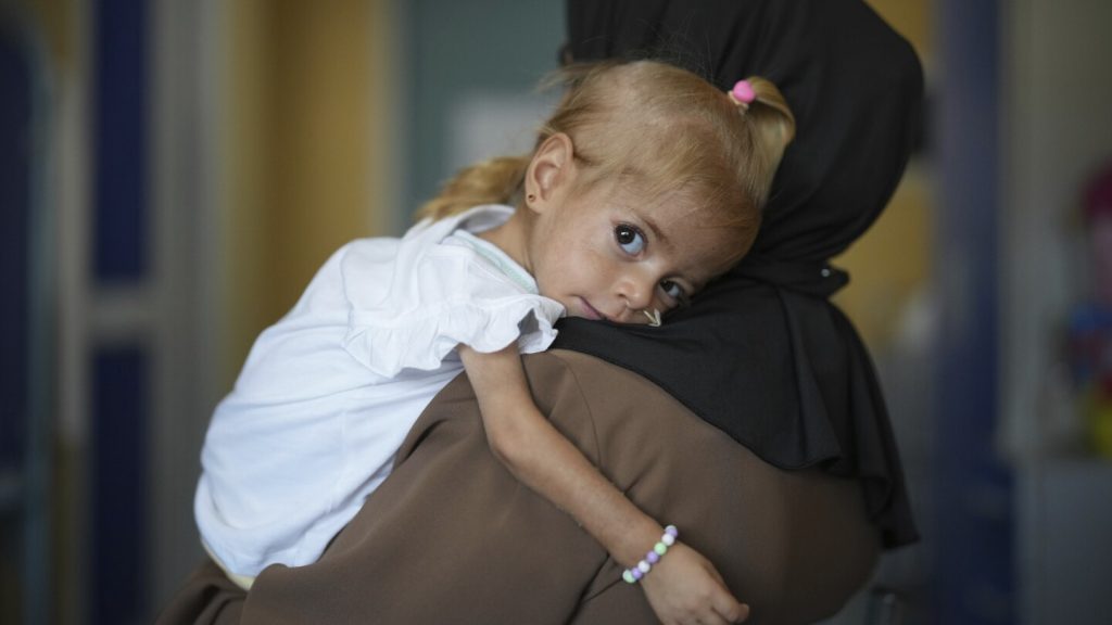 Toddler from Gaza recovers from malnutrition in Italian hospital