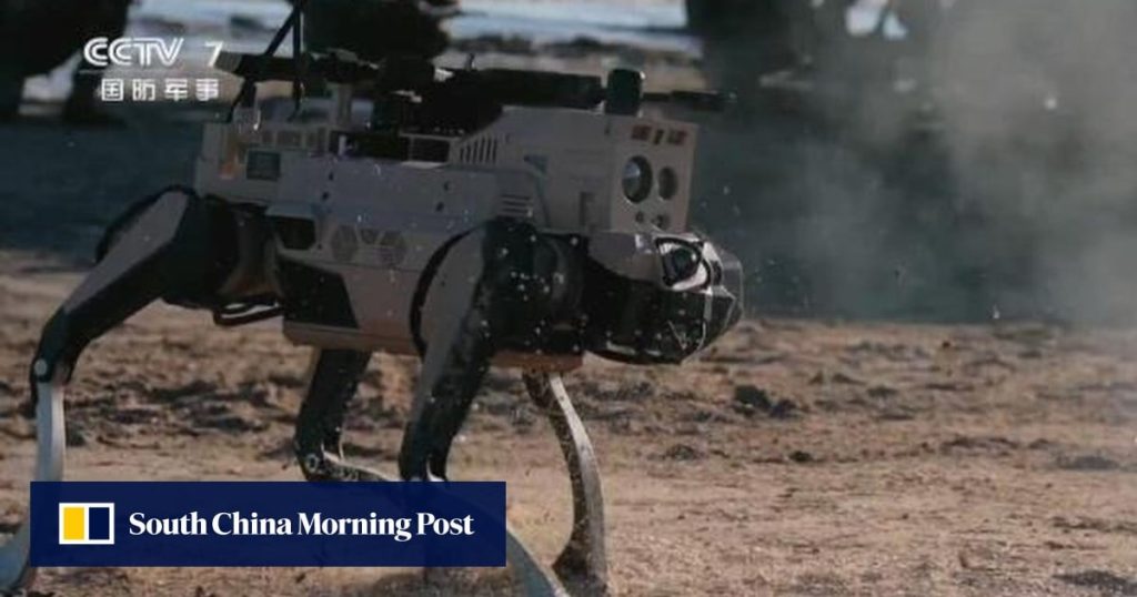 PLA uses robot dogs and aerial drones in simulated landing drill aimed at Taiwan