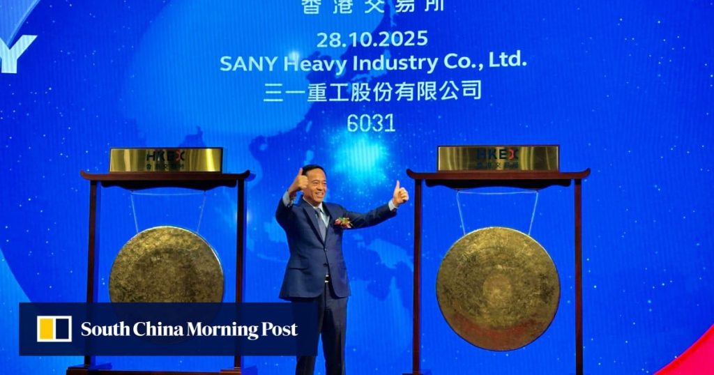 Deepexi doubles in Hong Kong debut, as Sany, CIG, Bama mark HKEX’s busiest day since July