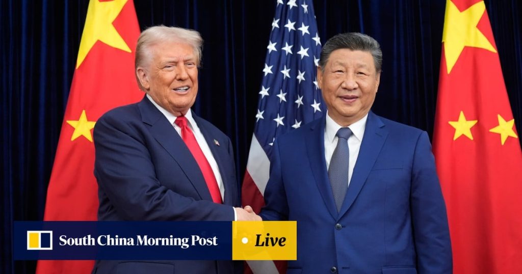 China’s development goes ‘hand in hand’ with Trump’s Maga vision, Xi says