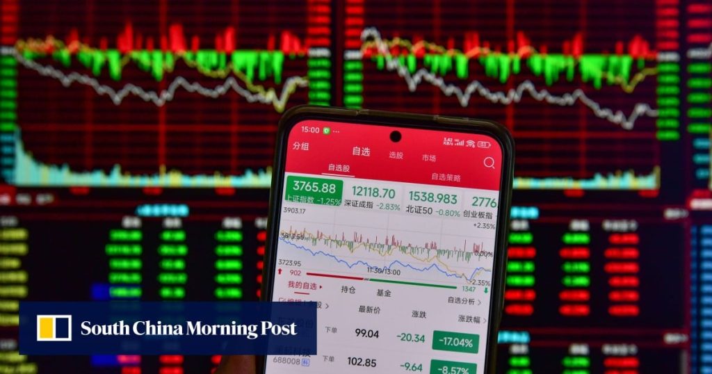 Hong Kong stocks fall from 1-month high as investors await Tencent earnings, China data