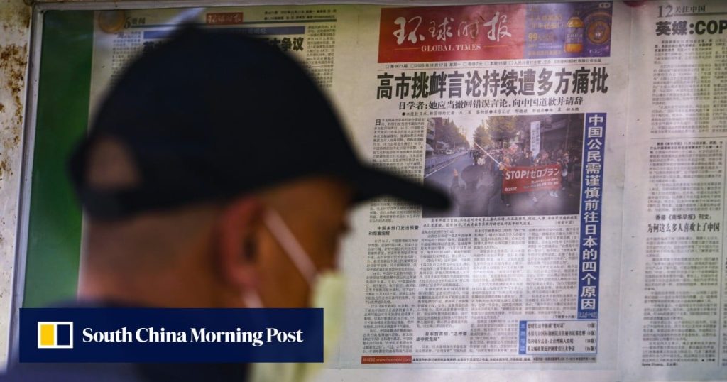 Taiwan on edge as Beijing fury erupts over Takaichi’s ‘survival-threat’ remarks