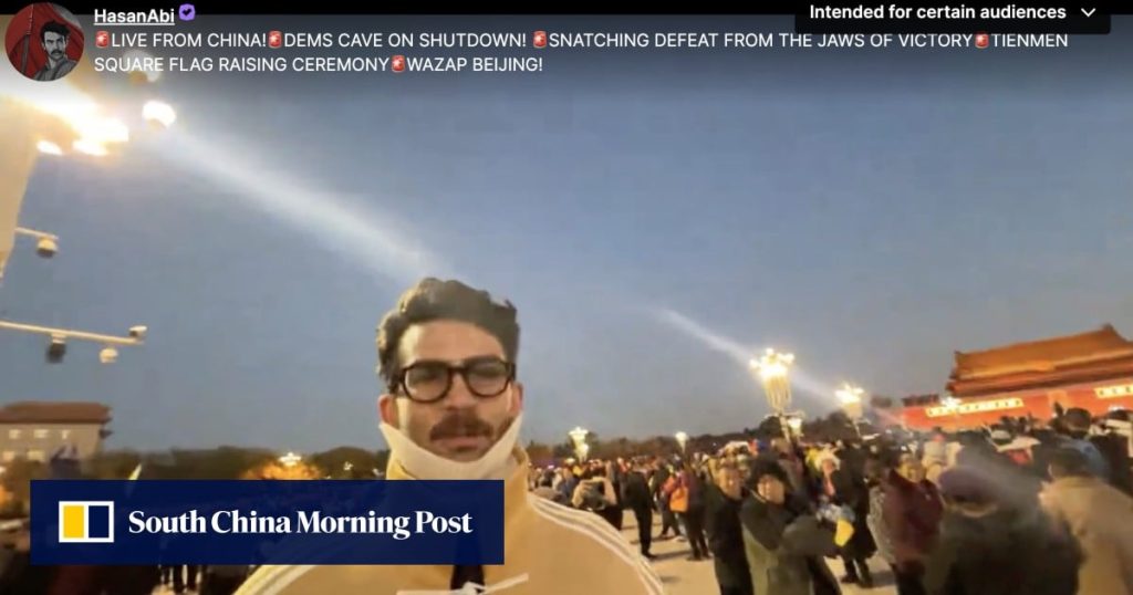 US influencer Hasan Piker’s China tour draws fire after viral Tiananmen police encounter