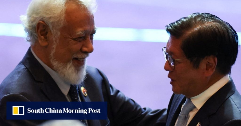Philippines charts new course in Asean by courting East Timor as South China Sea ally