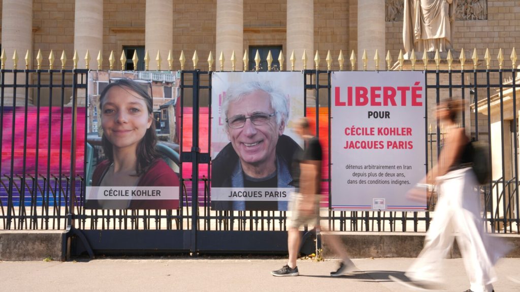 French nationals Cécile Kohler and Jacques Paris freed from Iranian prison
