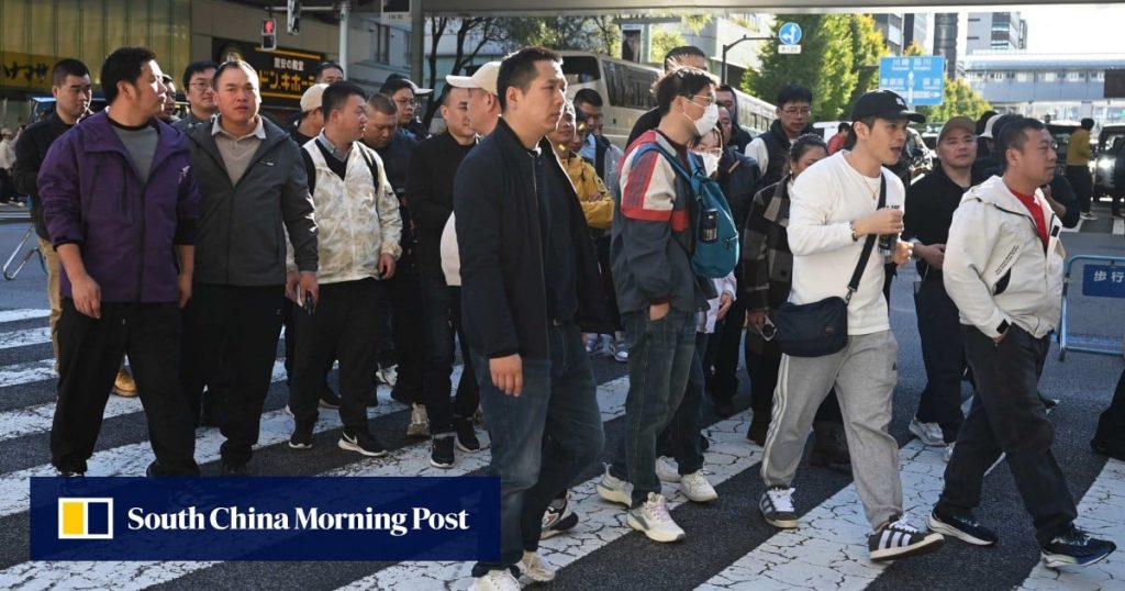 Chinese tourist arrivals to Japan lose momentum amid simmering tensions