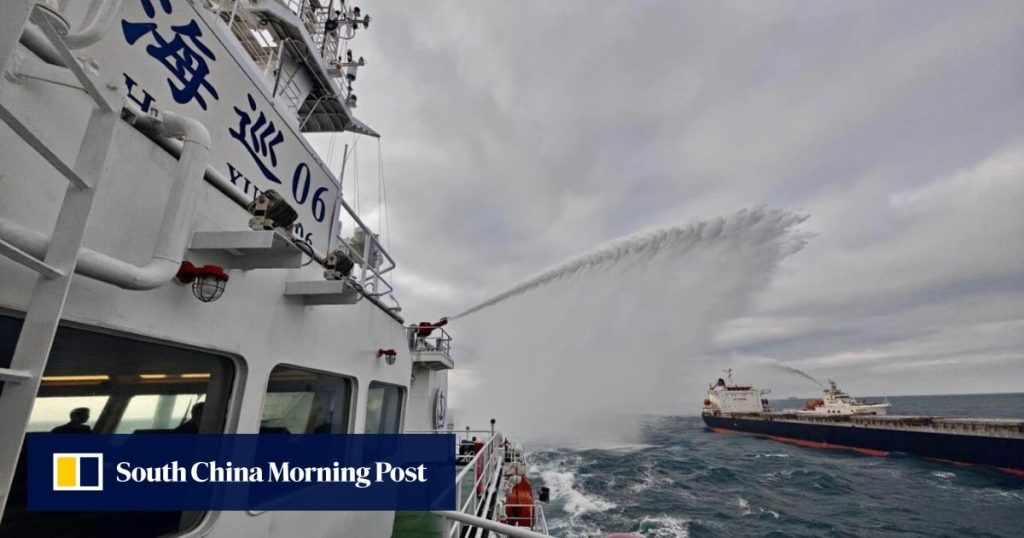 Chinese coastguard conducts first rescue drill in Taiwan Strait’s strategic choke point