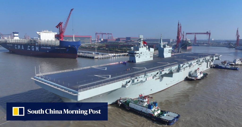PLA’s Type 076 drone carrier on fast track to deployment with apparent second sea trial