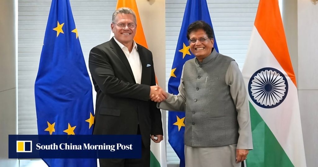 India-EU trade pact nears finish line despite carbon tax dispute, Russia ties