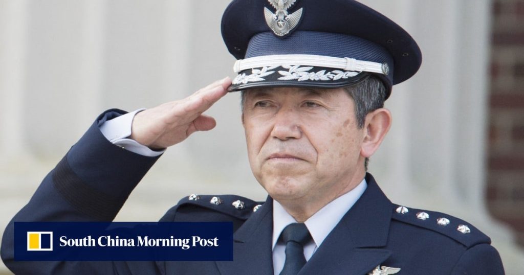 Developing | Beijing sanctions former Japanese military chief for ‘colluding with Taiwan separatists’