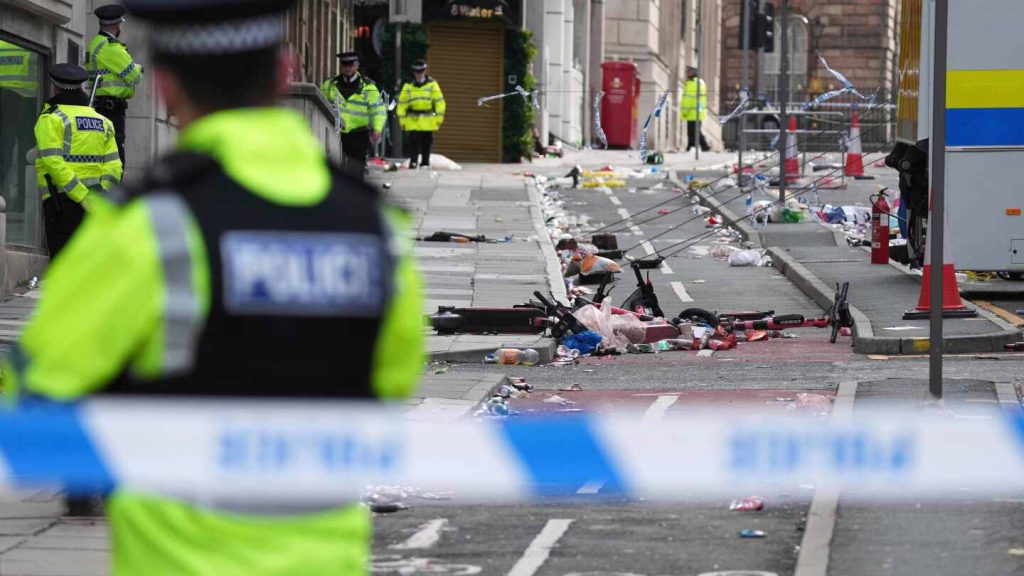 Driver who rammed through crowd at Liverpool soccer parade sentenced to over 21 years