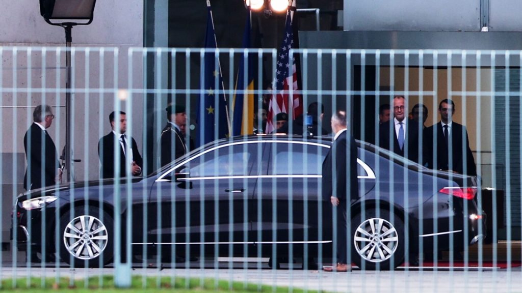 European leaders expected to cement support for Ukraine amid Washington pressure to accept deal