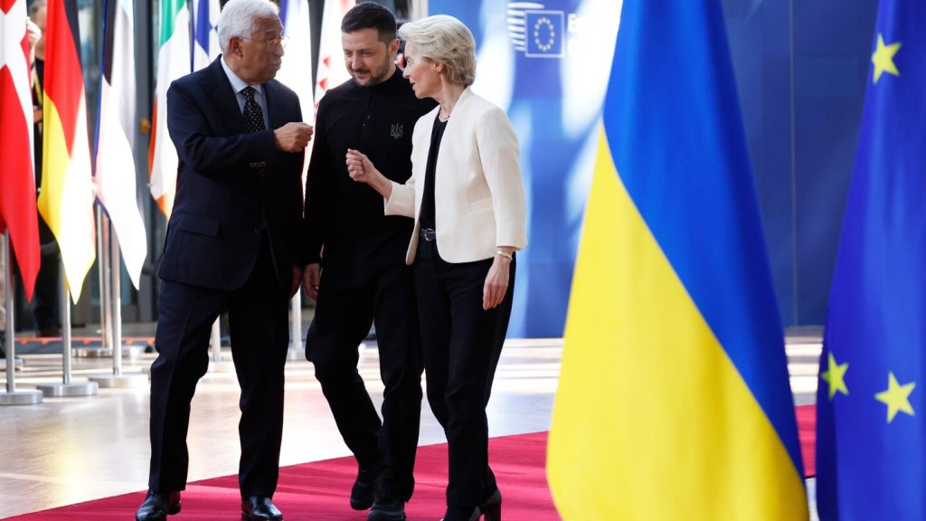 EU leaders prepare to take unprecedented steps to help Ukraine at a high-stakes summit